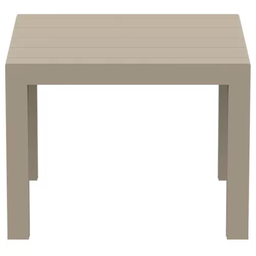 VEGAS TAUPE 100X100/140Χ75εκ. ΕΠΕΚΤ.ΤΡΑΠΕΖΙ ΠΟΛ/ΝΙΟΥ