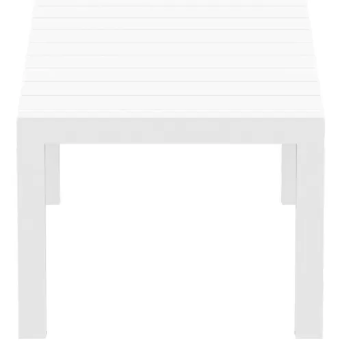 VEGAS WHITE 100X180/220Χ75εκ. ΕΠΕΚΤ.ΤΡΑΠΕΖΙ ΠΟΛ/ΝΙΟΥ