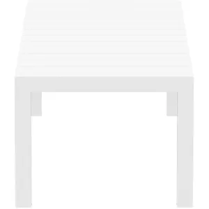 VEGAS WHITE 100X260/300Χ75εκ. ΕΠΕΚΤ.ΤΡΑΠΕΖΙ ΠΟΛ/ΝΙΟΥ
