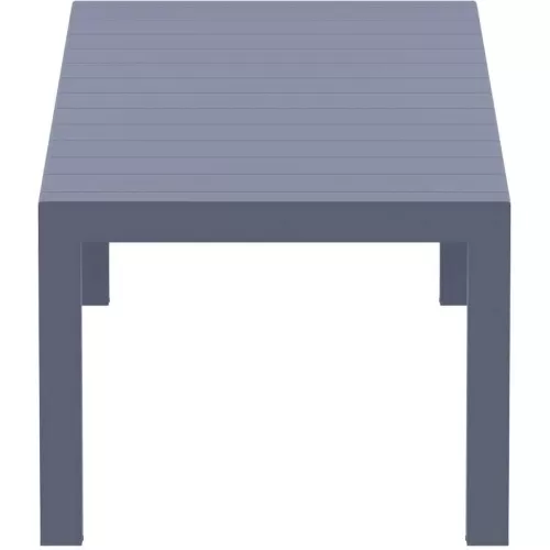 VEGAS DARK GREY 100X260/300Χ75εκ. ΕΠΕΚΤ.ΤΡΑΠΕΖΙ ΠΟΛ/ΝΙΟΥ