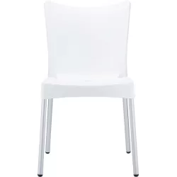 JULIETTE WHITE ΚΑΡΕΚΛΑ ΠΟΛ/ΝΙΟΥ/ΑΛΟΥΜ. 48Χ53Χ83εκ.