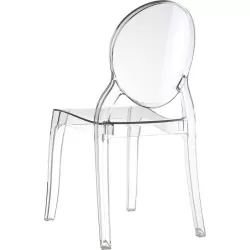 ELIZABETH CLEAR TRANSP. ΚΑΡΕΚΛΑ 47X50X90εκ.