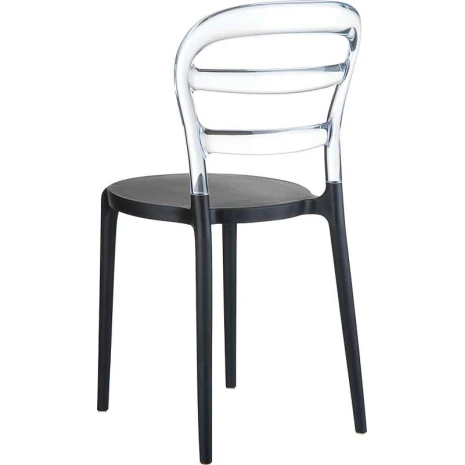 BIBI BLACK/CLEAR TRANSP. ΚΑΡΕΚΛΑ 42X50X85εκ.