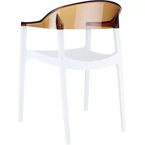 CARMEN WHITE/AMBER(Σ4)ΠΟΛΥΘΡΟΝΑ 49X53X79εκ.