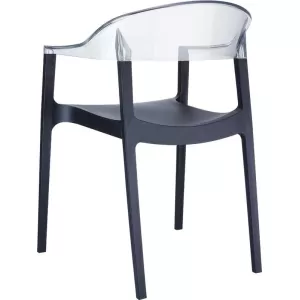 CARMEN BLACK/CLEAR(Σ4)ΠΟΛΥΘΡΟΝΑ 49X53X79εκ.