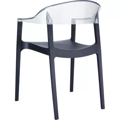 CARMEN BLACK/CLEAR(Σ4)ΠΟΛΥΘΡΟΝΑ 49X53X79εκ.