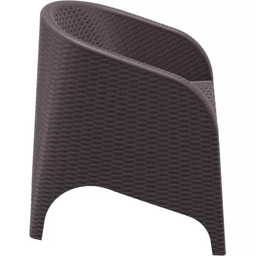 ARUBA BROWN ΠΟΛΥΘΡΟΝΑ ΠΟΛ/ΝΙΟΥ 74X75X80εκ.