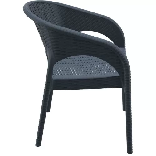 PANAMA DARK GREY ΠΟΛΥΘΡΟΝΑ ΠΟΛ/ΝΙΟΥ 58X64X80εκ.