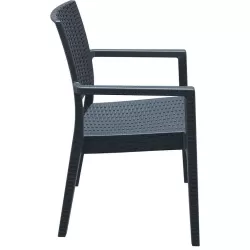 IBIZA DARK GREY ΠΟΛΥΘΡΟΝΑ ΠΟΛ/ΝΙΟΥ 58Χ59Χ87εκ.