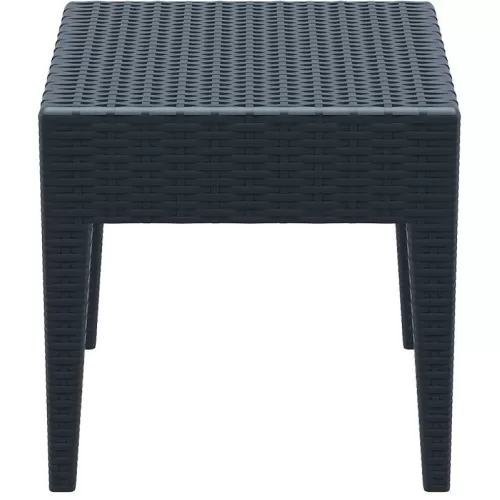 MIAMI DARK GREY ΤΡΑΠΕΖΙ 45Χ45Χ45εκ. ΠΟΛ/ΝΙΟΥ