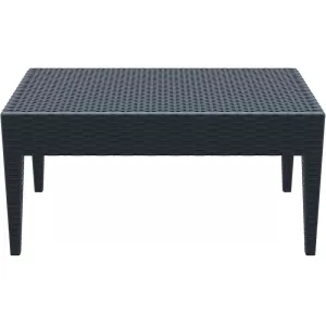 MIAMI DARK GREY ΤΡΑΠΕΖΙ 92Χ53Χ45εκ. ΠΟΛ/ΝΙΟΥ