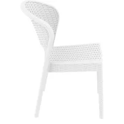 DAYTONA WHITE ΚΑΡΕΚΛΑ ΠΟΛ/ΝΙΟΥ 55X61X81εκ.