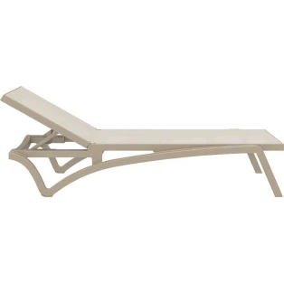 PACIFIC ΞΑΠΛΩΣΤΡΑ TAUPE/TAUPE ΠΟΛ/ΝΙΟΥ 193X68X35εκ.