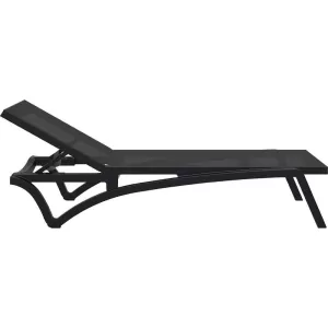 PACIFIC ΞΑΠΛΩΣΤΡΑ BLACK/BLACK ΠΟΛ/ΝΙΟΥ 193X68X35εκ.