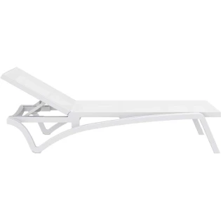 PACIFIC ΞΑΠΛΩΣΤΡΑ WHITE/WHITE ΠΟΛ/ΝΙΟΥ 193X68X35εκ.