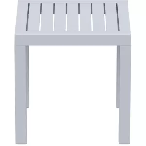 OCEAN SILVER GREY ΤΡΑΠΕΖΙ 45Χ45Χ45εκ. ΠΟΛ/ΝΙΟΥ