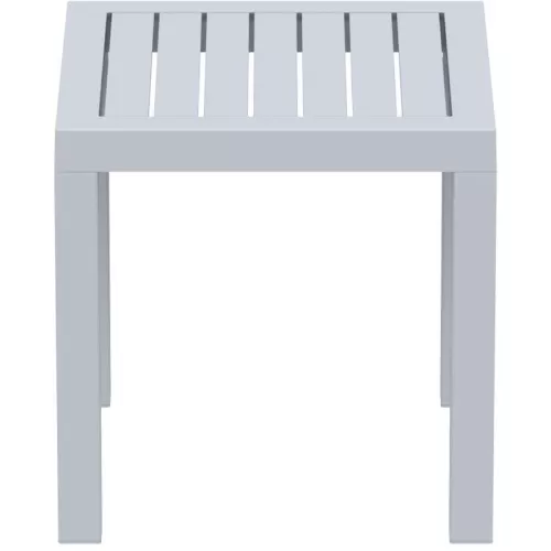 OCEAN SILVER GREY ΤΡΑΠΕΖΙ 45Χ45Χ45εκ. ΠΟΛ/ΝΙΟΥ