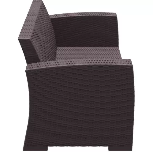 MONACO BROWN 2ΘΕΣΙΟΣ ΚΑΝΑΠΕΣ ΠΟΛ/ΝΙΟΥ 140X79X79εκ.