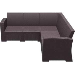 MONACO BROWN ΓΩΝΙΑ ΠΟΛ/ΝΙΟΥ 207Χ207Χ79εκ.