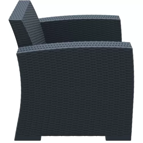 MONACO DARK GREY ΠΟΛΥΘΡΟΝΑ ΠΟΛ/ΝΙΟΥ 82X79X79εκ.