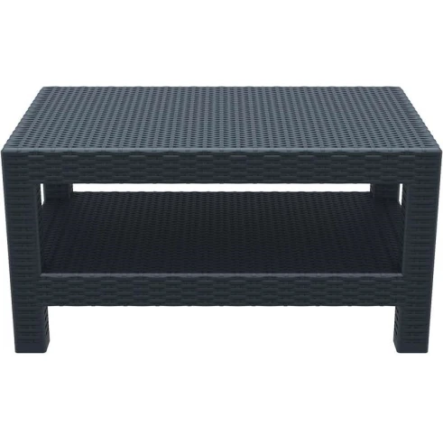MONACO DARK GREY ΤΡΑΠΕΖΙ 92Χ57Χ45εκ. ΠΟΛ/ΝΙΟΥ