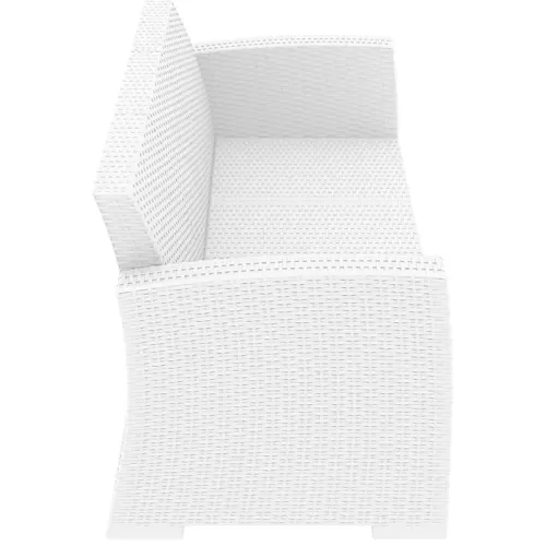 MONACO WHITE 3ΘΕΣΙΟΣ ΚΑΝΑΠΕΣ ΠΟΛ/ΝΙΟΥ 198X79X79εκ.