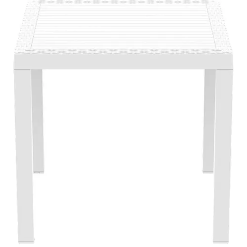 ORLANDO 80Χ80Χ75εκ. WHITE ΤΡΑΠΕΖΙ ΠΟΛ/ΝΙΟΥ