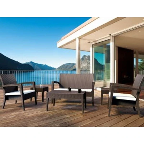 MIAMI SET BROWN ΜΕ ΜΑΞ.(1ΚΑΝ.+2ΠΟΛ+ΤΡΑΠ.92Χ53εκ.)ΠΟΛ/ΝΙΟΥ