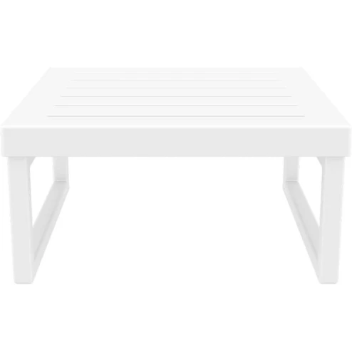 MYKONOS ΤΡΑΠΕΖΙ WHITE 65X65X33εκ. ΠΟΛ/ΝΙΟΥ