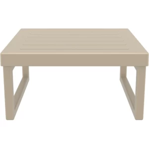 MYKONOS ΤΡΑΠΕΖΙ TAUPE 65X65X33εκ. ΠΟΛ/ΝΙΟΥ