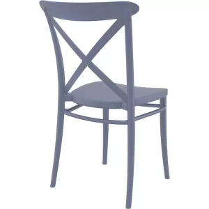CROSS ΚΑΡΕΚΛΑ DARK GREY ΠΟΛ/ΝΙΟΥ 51Χ51Χ87εκ.
