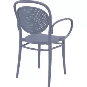 MARCEL XL DARK GREY ΠΟΛΥΘΡΟΝΑ ΠΟΛ/ΝΙΟΥ 57Χ52Χ85εκ.