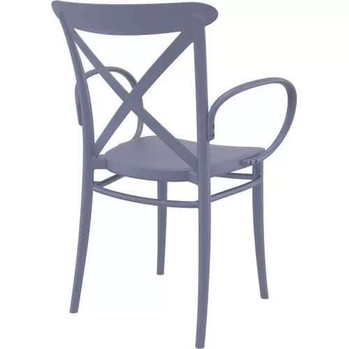 CROSS XL DARK GREY ΠΟΛΥΘΡΟΝΑ ΠΟΛ/ΝΙΟΥ 57Χ51Χ87εκ.