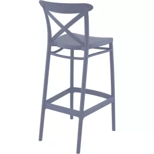 CROSS 75εκ. ΣΚΑΜΠΟ DARK GREY ΠΟΛ/ΝΙΟΥ 45Χ52Χ106εκ.