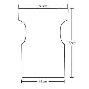 TORINO ΥΦΑΣΜΑ ΕΚΡΟΥ ΓΙΑ ΣΚΗΝΟΘΕΤΗ 58Χ45Χ79εκ.