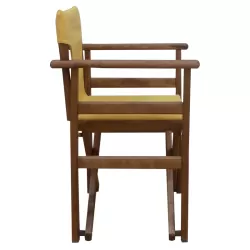 TORINO ΚΑΡΥΔΙ ΣΚΗΝΟΘΕΤΗ ΜΕ ΚΙΤΡΙΝΟ ΥΦΑΣΜΑ 59.5X53X45.5-86.5εκ.