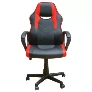 A6210 ΜΑΥΡΟ/ΚΟΚΚΙΝΟ PU ΠΟΛΥΘΡΟΝΑ GAMING 60Χ63Χ43-103/53-113εκ.