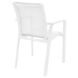 PACIFIC ΠΟΛΥΘΡΟΝΑ WHITE/WHITE ΠΟΛ/ΝΙΟΥ 57X62X90εκ.
