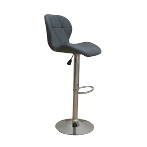 BAR91 GREY PU(Σ2)ΣKAMΠO ΜΕ ΑΜΟΡΤΙΣΕΡ 48X49X109εκ.