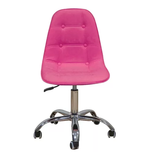 A1330 PINK PU ΚΑΡΕΚΛΑ ΓΡΑΦΕΙΟΥ 44X48.5X42-82/56-95εκ.