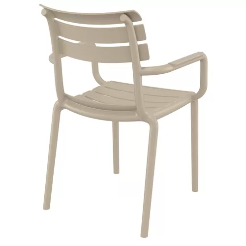 PARIS TAUPE ΠΟΛΥΘΡΟΝΑ ΠΟΛ/ΝΙΟΥ 58X59X84εκ.