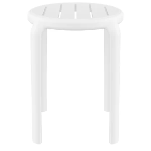 TOM 45εκ. ΣΚΑΜΠΟ WHITE ΠΟΛ/ΝΙΟΥ 34X34X45εκ.