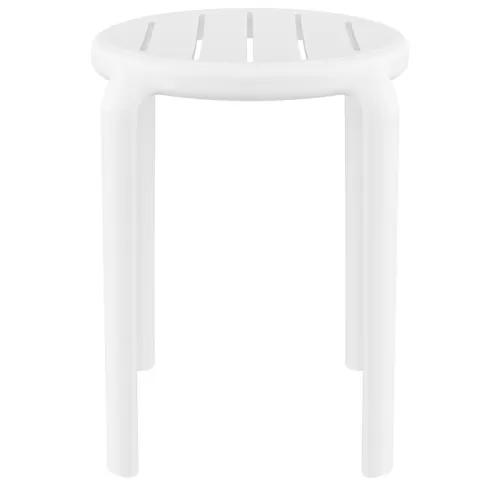 TOM 45εκ. ΣΚΑΜΠΟ WHITE ΠΟΛ/ΝΙΟΥ 34X34X45εκ.