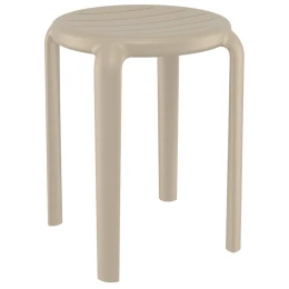 TOM 45εκ. TAUPE ΣΚΑΜΠΟ ΠΟΛ/ΝΙΟΥ 34X34X45εκ.