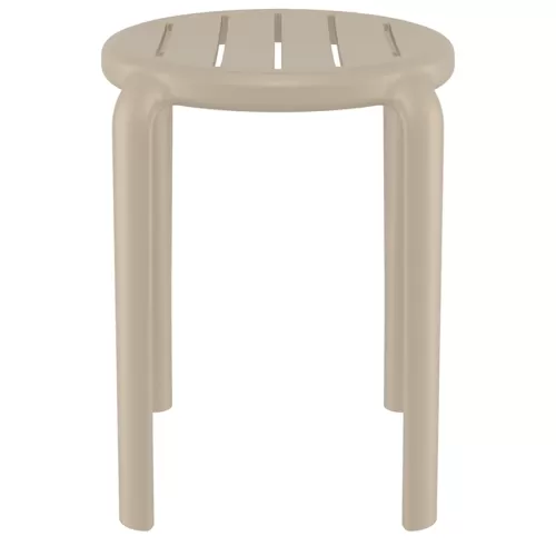 TOM 45εκ. ΣΚΑΜΠΟ TAUPE ΠΟΛ/ΝΙΟΥ 34X34X45εκ.