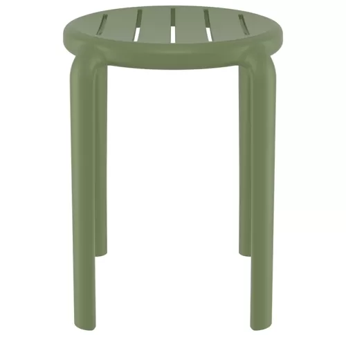 TOM 45εκ. ΣΚΑΜΠΟ OLIVE GREEN ΠΟΛ/ΝΙΟΥ 34X34X45εκ.