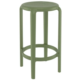 TOM 65εκ. ΣΚΑΜΠΟ OLIVE GREEN ΠΟΛ/ΝΙΟΥ 36X36X65εκ.