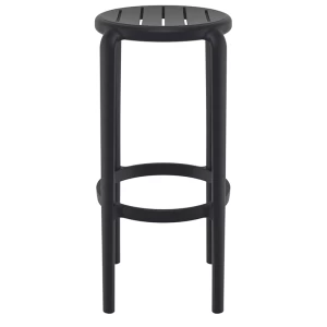 TOM 75εκ. ΣΚΑΜΠΟ BLACK ΠΟΛ/ΝΙΟΥ 36X36X75εκ.