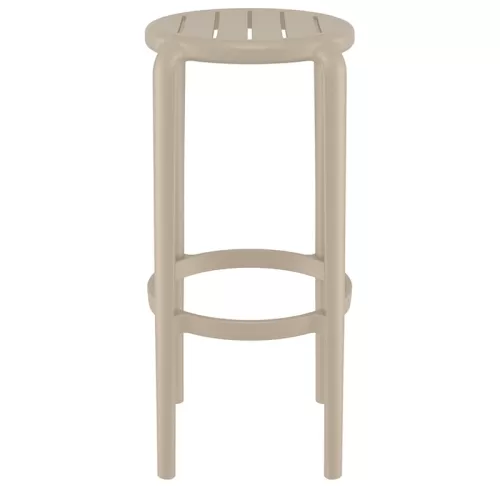 TOM 75εκ. ΣΚΑΜΠΟ TAUPE ΠΟΛ/ΝΙΟΥ 36X36X75εκ.