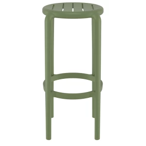TOM 75εκ. ΣΚΑΜΠΟ OLIVE GREEN ΠΟΛ/ΝΙΟΥ 36X36X75εκ.